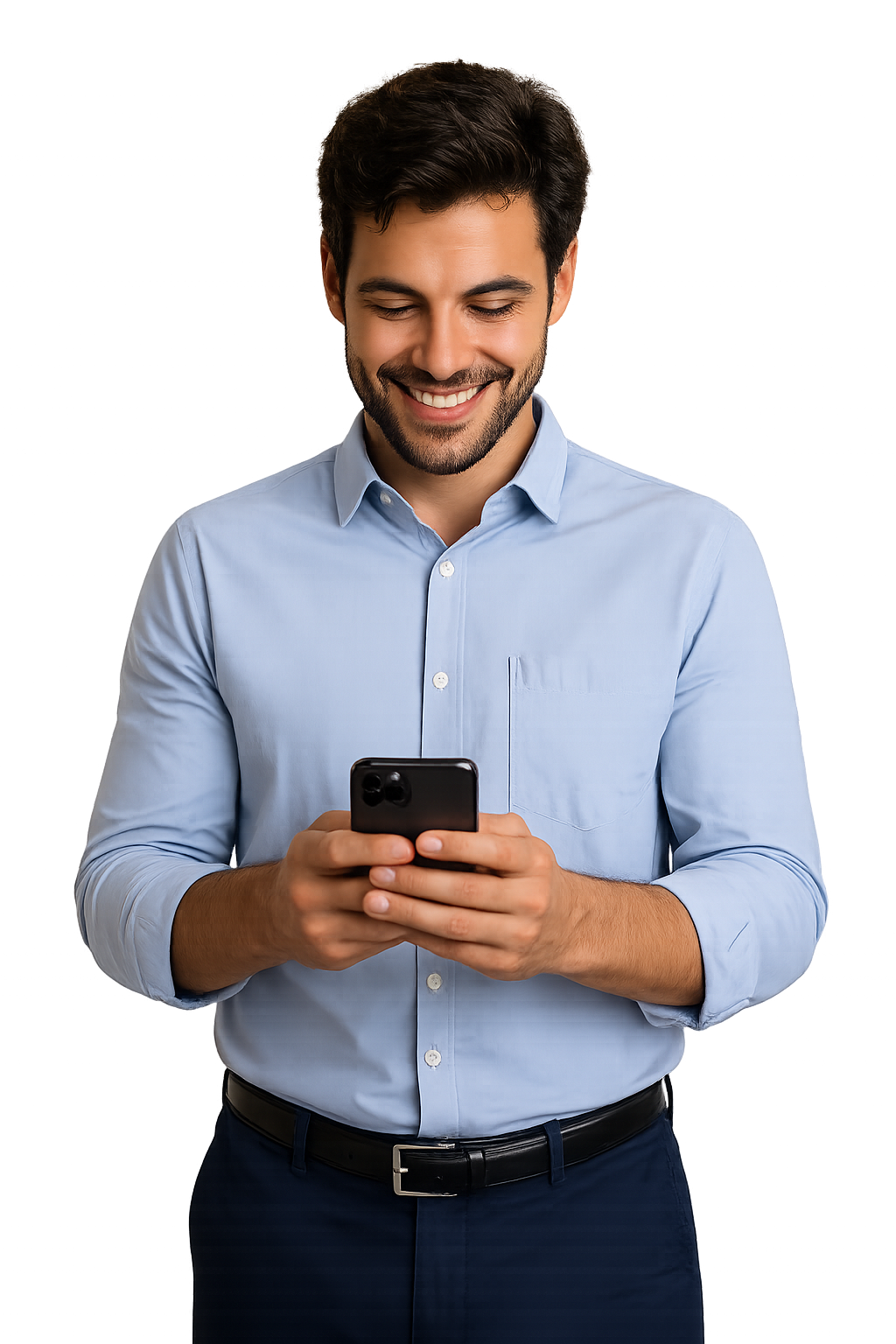 Fornecedor acessando o sistema no celular